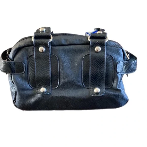 Replica FOSSIL bowler shoulder bag black white - Picture 5 of 12